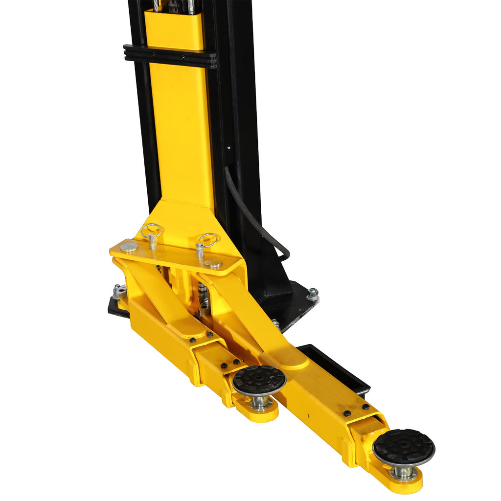 APlusLift 10,000LB 2-Post Overhead Symmetrical and Truly Asymmetrical Single Release Car Lift with 3 Year Warranty - HW-10ASY